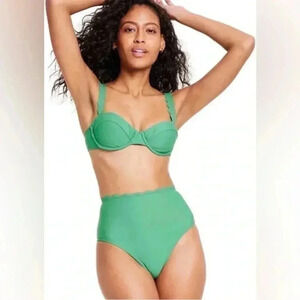 NWT RHODE Bikini Top‎ Size 18/Bottom Size Large